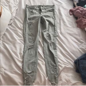 ripped AE jeans
